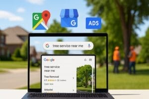 Tree service near me search on google